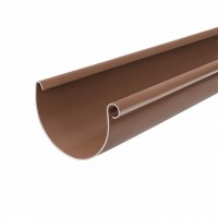 Желоб водосточный 3м 125/90 BRYZA (Бриза) (Коричневый) /1 шт/