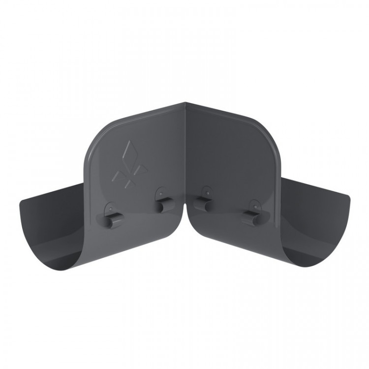 AS PUrus 125/90 Ограничитель перелива угловой 200х200мм RAL 7024 AS PUrus 125/90 Ограничитель перелива угловой 200х200мм RAL 7024