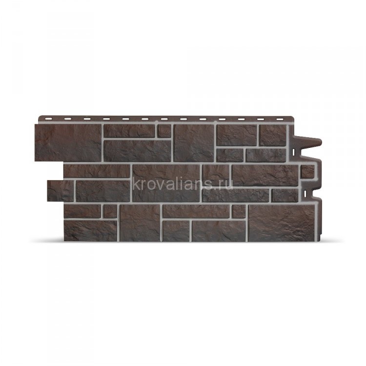 Docke Burg PREMIUM Панель 946х445 мм (0,42м2), Земляной, 10шт/уп