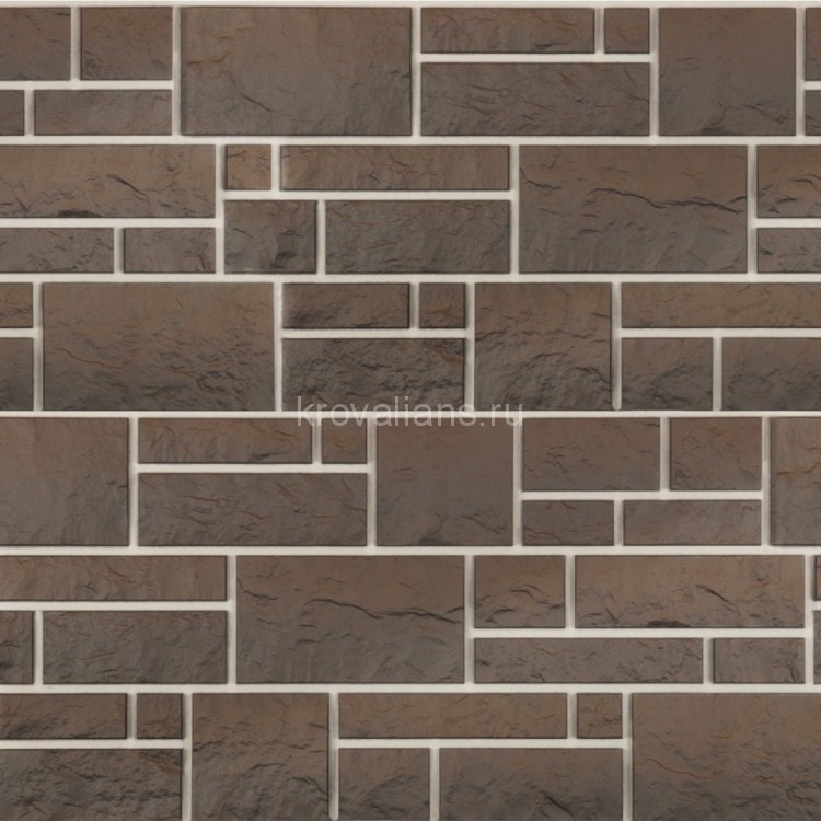 Docke Burg PREMIUM Панель 946х445 мм (0,42м2), Земляной, 10шт/уп