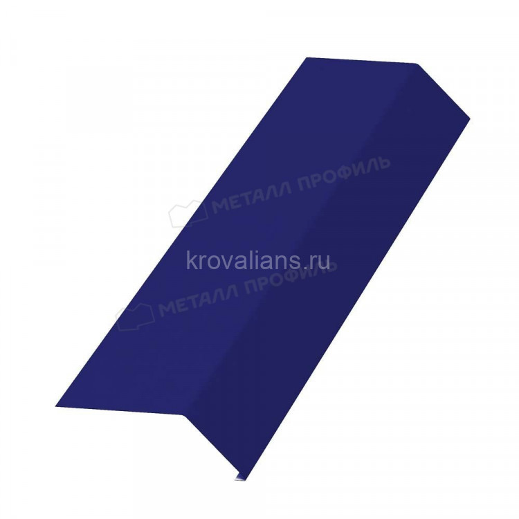 МеталлПрофиль Планка карнизная 100х69х2000 (Полиэстер-01-5002-0.45) /1 шт/