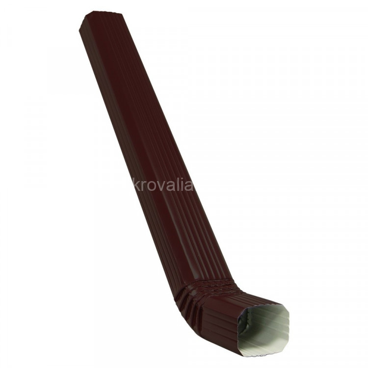 Vortex Matt 127/102 Труба прямоугольная с коленом Matt 1м RR 32