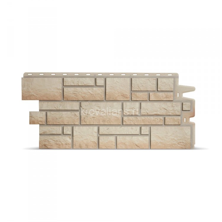 Docke Burg PREMIUM Панель 946х445 мм (0,42м2), Песчаный, 10шт/уп