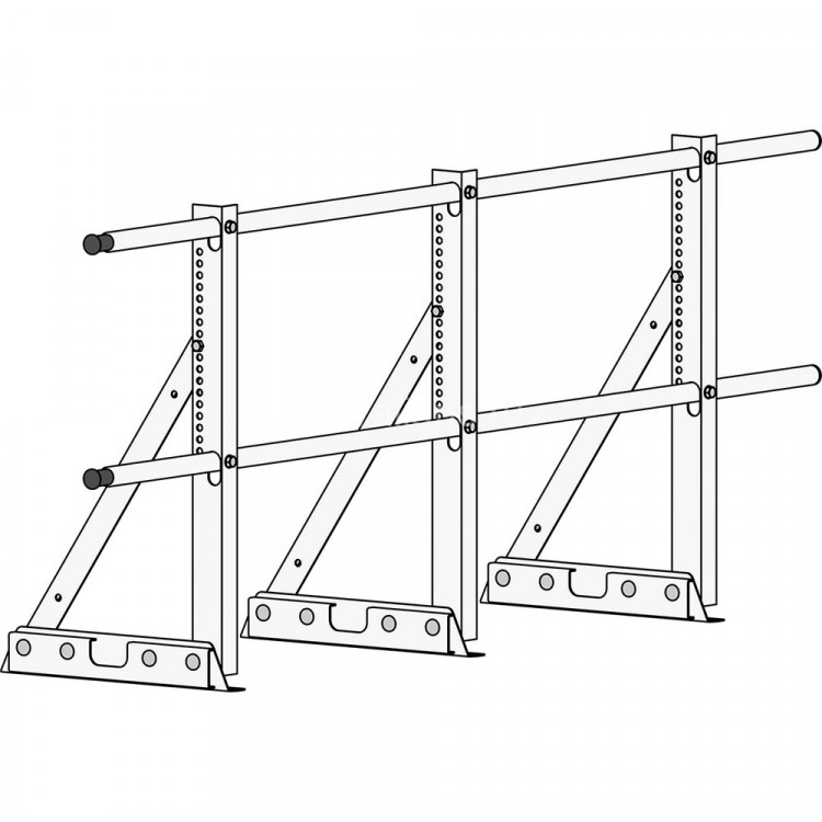 Ограждение ROOFsystems ECONOM d-25 (круг) H-600/3,0м фальц ТУ RAL3005