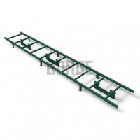 Комплект лестница кровельная Borge 3 м, зеленый (RAL 6005)
