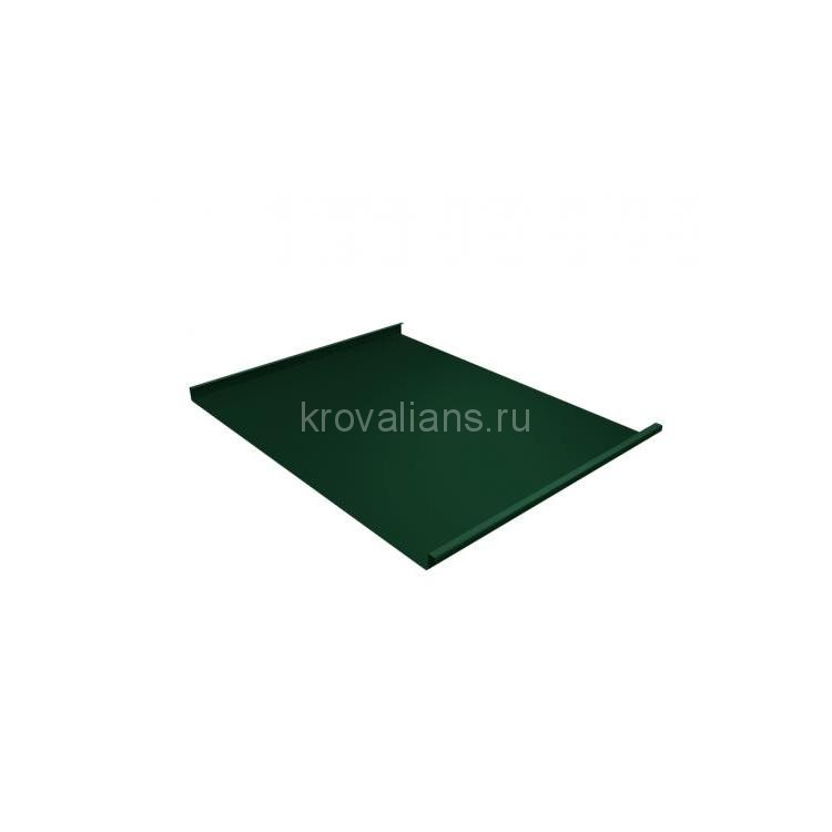 Фальцевая кровля Grand Line Фальц двойной стоячий 0,5 Velur20 (RAL 6005) 1 кв.м.