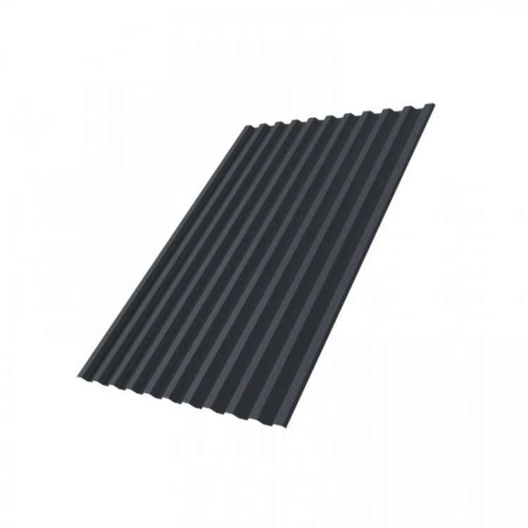 Профнастил С21R 0,5 Satin Matt TX RAL 7024 мокрый асфальт