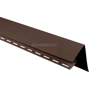 Альта-Профиль Планка "околооконная" коричневый Т-17 - 3,00м