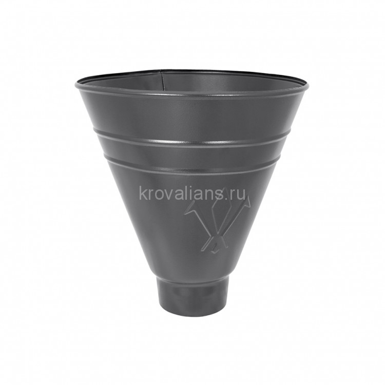 Воронка водосборная круглая Aquasystem (Аквасистем) PU MATT 150/100 (RR 23) /1 шт/