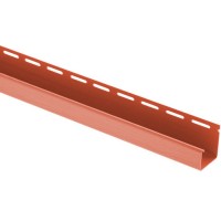 Альта-Профиль Планка "J-trim" 3,00м кирпичный Т-15