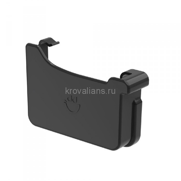 Galeco PVC2 Заглушка левая Черный RAL 9005 (10шт/уп)