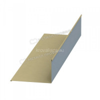 МеталлПрофиль Планка примыкания верхняя 250х147х2000 (Полиэстер-01-1014-0.5) /1 шт/