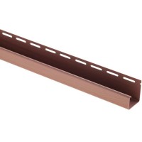 Альта-Профиль Планка "J-trim" 3,00м красно-коричневый Т-15
