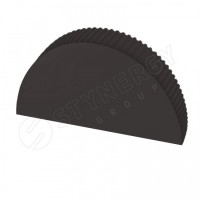Заглушка к полукруглому коньку малому простая  Stynergy (CORUNDUM50-RR32-0.5)