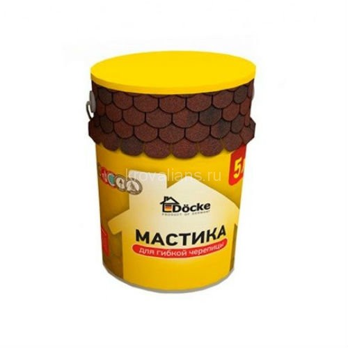 Мастика для гибкой черепицы Docke (Дёке) /5л/