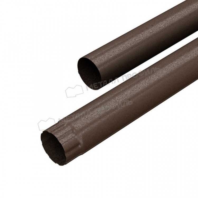 Труба водосточная МЕТАЛЛ ПРОФИЛЬ Foramina Freeze 125/100 3м DarkBrown Труба водосточная МЕТАЛЛ ПРОФИЛЬ Foramina Freeze 125/100 3м DarkBrown