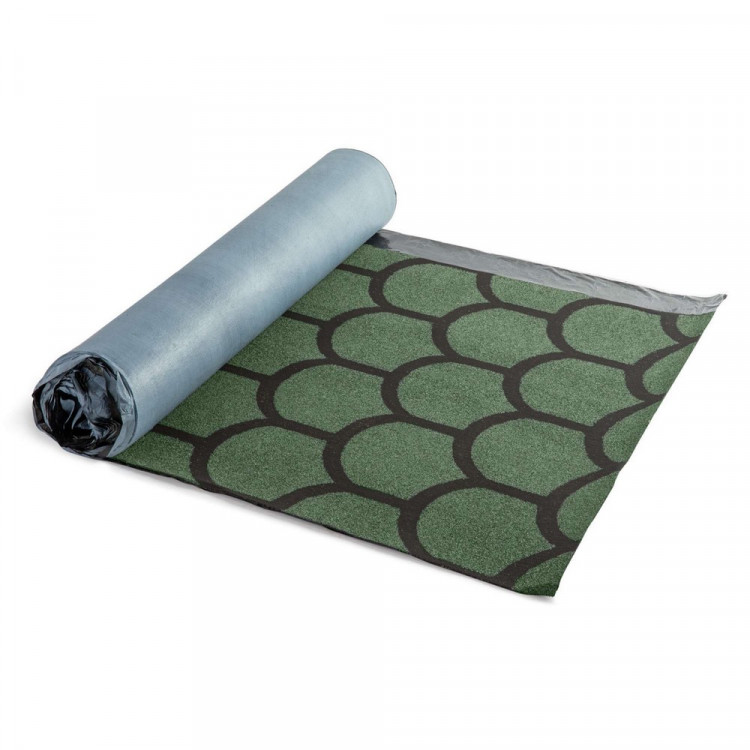 Bitumen shingles Beaver green & 5B4X21-1363RUS бобровый хвост зеленый 3м2