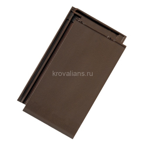 TONDACH Фигаро Керамическая черепица  рядовая, Коричневый ангоб