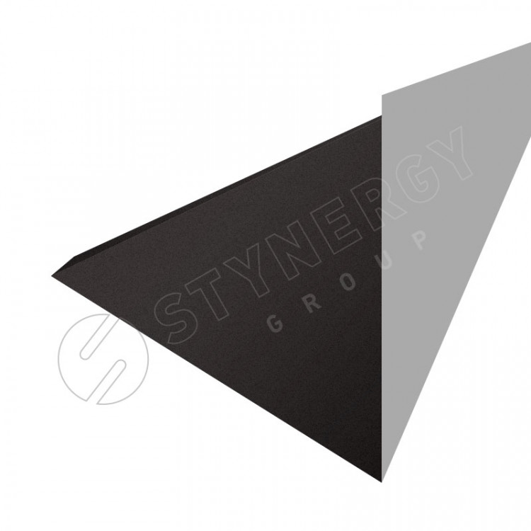 Планка для верхнего примыкания к трубе 2000 Фальц Stynergy (ПЭ-8017-0.45) Планка для верхнего примыкания к трубе 2000 Фальц Stynergy (ПЭ-8017-0.45)