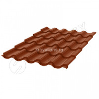 Металлочерепица Garda Stynergy (Стинержи) (Стальной Кашемир Matt-8004-0.5) /1 кв.м./