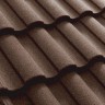 Композитная черепица Metrotile (Метротайл) MetroRoman (Коричневый) /лист/