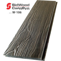 SidWood, хризотилцементный сайдинг 3000х190х10 мм клик 0,57м2 W-106