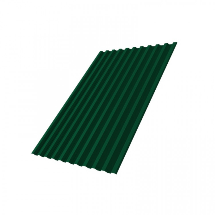 Профнастил Обнинск С21R 0,5 Satin RAL 6005 зеленый мох
