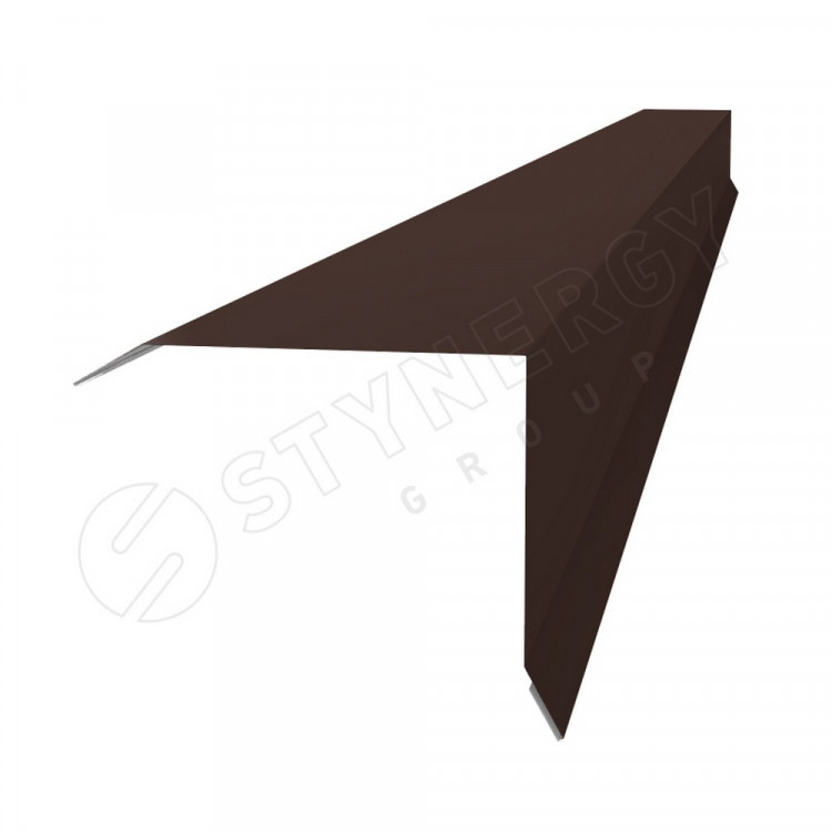 Планка торцевая 80х100х2000 Stynergy (PURRUS PRO Matt-RAL8017-0.5)