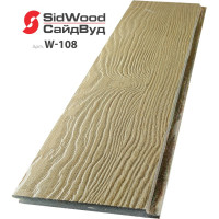 SidWood, хризотилцементный сайдинг 3000х190х10 мм клик 0,57м2 W-108