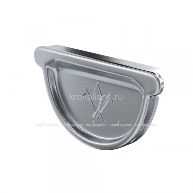AS Ti-Zn 125/90 Заглушка универсальная с резиновым уплотнителем (30шт/уп)