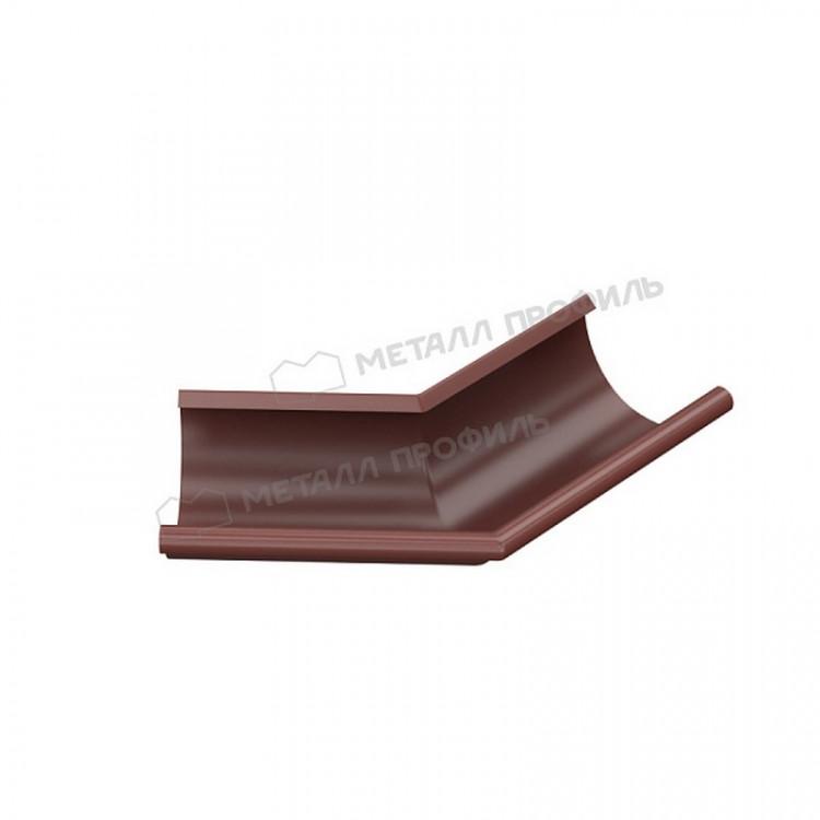 Угол желоба наружный 135 градусов МЕТАЛЛ ПРОФИЛЬ Foramina PUR 125/100 RR 32, коричневый