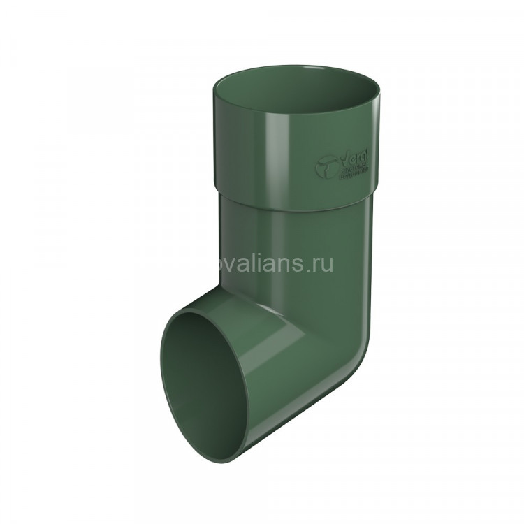 VERAT 125/82 Слив трубы, зеленый