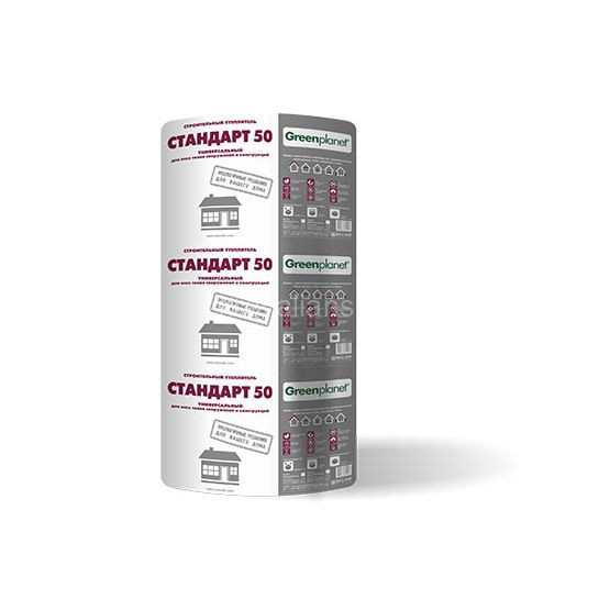 Green Planet Стандарт 50 рулон 1200х6000х50 1шт/рулон 7,2м2 0,36м3 Green Planet Стандарт 50 рулон 1200х6000х50 1шт/рулон 7,2м2 0,36м3