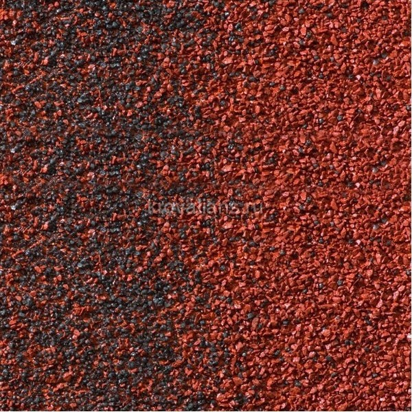 Композитная черепица Metrotile (Метротайл) MetroRoman (Красно-Черный) /лист/