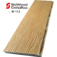 SidWood, хризотилцементный сайдинг 3000х190х10 мм клик 0,57м2 W-112
