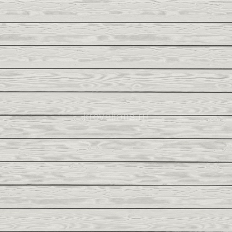 Фиброцементный сайдинг Cedral (Кедрал) Wood 3600x190x10 mm C01 Белый /1 шт/