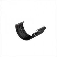 GALECO STAL 152 135/90 Соединитель желоба Черный RAL 9005 half matt (30шт/уп)