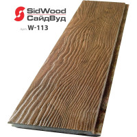 SidWood, хризотилцементный сайдинг 3000х190х10 мм клик 0,57м2 W-113