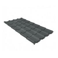 Металлочерепица Grand Line (Гранд Лайн) камея 0,45 Drap ST RAL 7016 /1 кв.м./