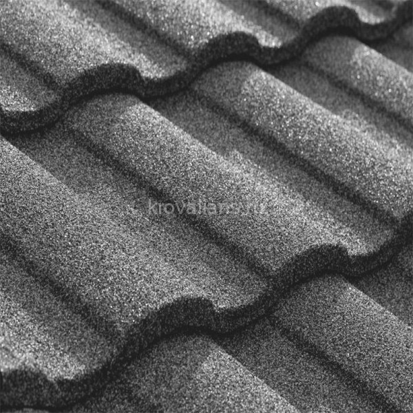 Композитная черепица Metrotile (Метротайл) MetroRoman (Серый) /лист/