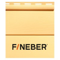 Сайдинг FineBer (Файнбер) BlockHouse Classic Color 3,66м (Янтарь) /панель/