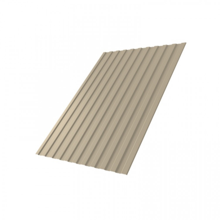 Профнастил С8А 0,5 Satin RAL 1015 светлая слоновая кость