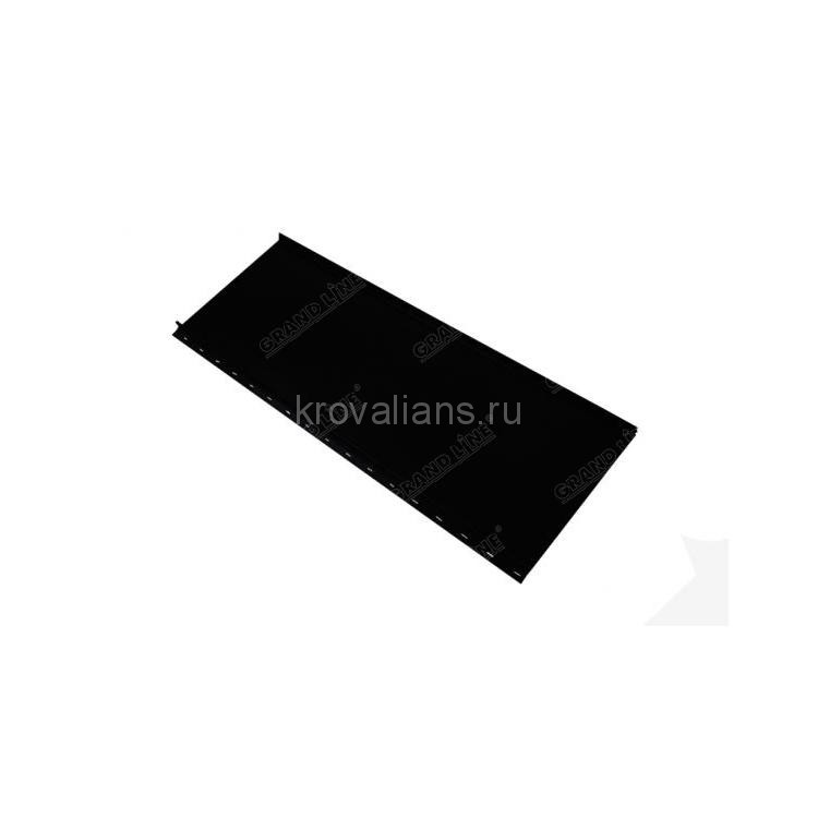 Фальцевая кровля Grand Line (Гранд Лайн) Кликфальц mini 0,45 Drap (RAL 9005) 1 кв.м.