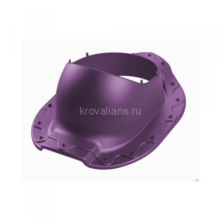 Vilpe (Вилпе) AALTO 2K - проходной элемент для металлической кровли (Баклажан) /1 шт/