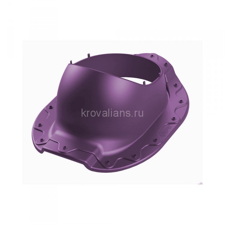 Vilpe (Вилпе) AALTO 2K - проходной элемент для металлической кровли (Баклажан) /1 шт/