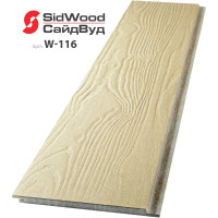 SidWood, хризотилцементный сайдинг 3000х190х10 мм клик 0,57м2 W-116