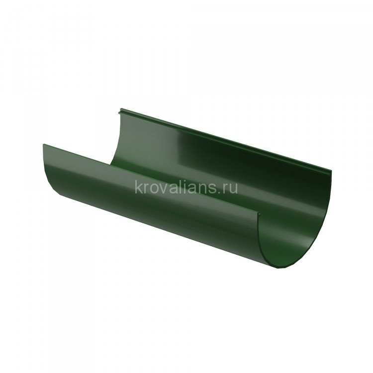 Docke STANDART Желоб водосточный 2 м Зеленый 10 шт./уп.