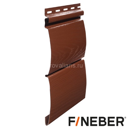 Сайдинг FineBer (Файнбер) BlockHouse Extra Acrylic 3,66м (Могано) /панель/