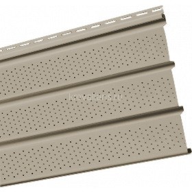 Софит Mitten (Миттен) O.P. Select Triple 4 перфорированный (Brownstone) /1 шт/