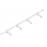 Снегозадержатель ROOFsystems ECONOM d25(круг), 3м, м/ч 4 опоры (треугольн.) RAL 6005